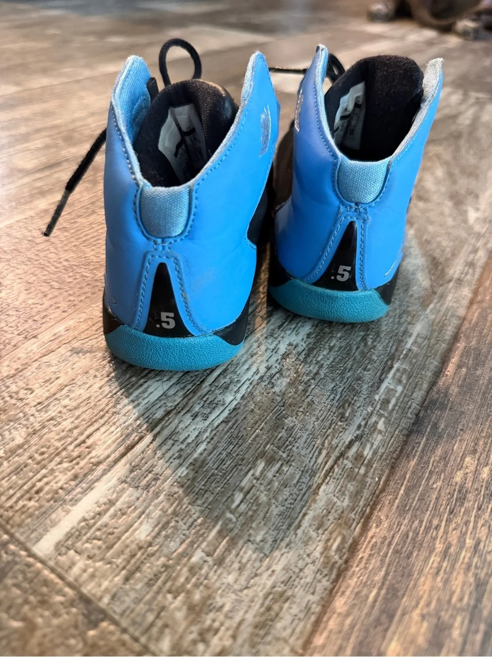 Jordan Kids High-Top Sneakers in Black and Blue